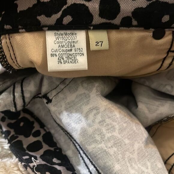 rag & bone Amoeba Skinny Printed Leopard Mid Rise Jeans 27 - Picture 7 of 7